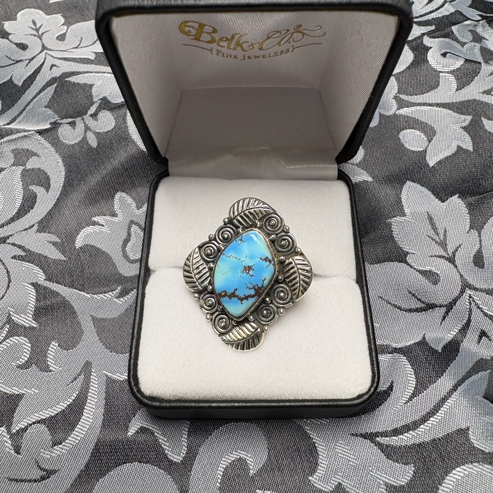 Golden Hills Turquoise Ring Adjustable